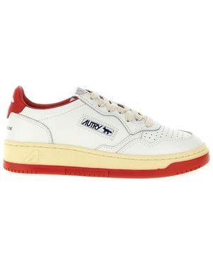 Autry Lace Up Sneakers - White