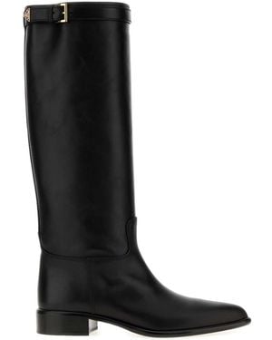 Prada Leather Boots - Black