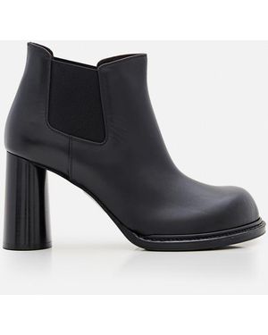 ショートブーツ・ブーティ BOTTEGA VENETA TEX BRUSHED LEATHER ANKLE BOOTS Bottega Veneta Boots for Women