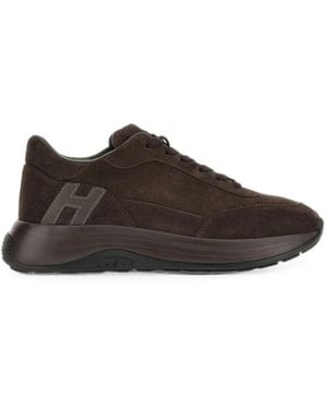 Hogan Hi-Light Sneakers - Brown