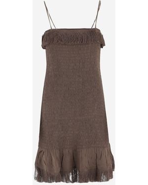 By Malene Birger Valia Mini Dress - Brown