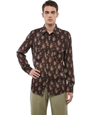 DSquared² Relaxed Paisley Shirt - Brown