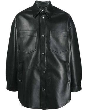 Nanushka Solid Overshirt - Black