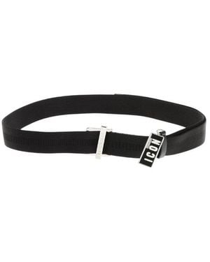 DSquared² Logo Charm Belt - Black