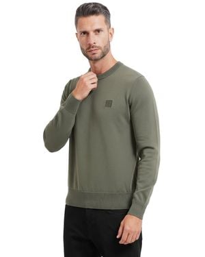 BOSS Crew Neck Sweater - Green