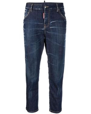 DSquared² Slim Low Rise Jeans - Blue