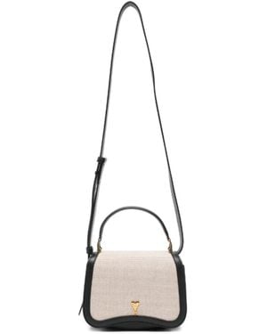 Ami Paris Logo Mini Crossbody Bag - Natural