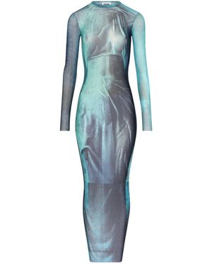 Jean Paul Gaultier Light Long Dress - Blue