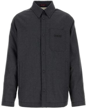 Gucci Dark Padded Jacket - Blue