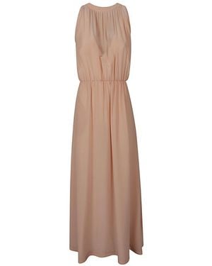 CRI.DA Silk Long Dress - Natural