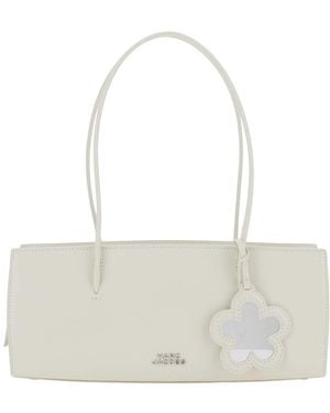 Marc Jacobs The Glam Mirror Large Shoulder Bag - White