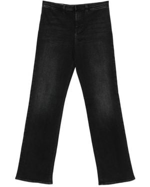 Gucci Straight High Rise Jeans - Black