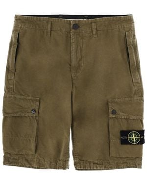 Stone Island Solid Shorts - Green