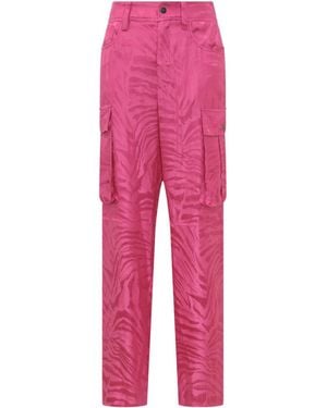 GIUSEPPE DI MORABITO Straight Cargos Pants - Pink
