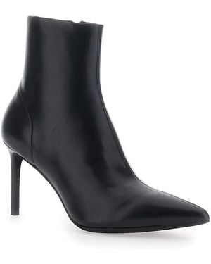 Jeffrey Campbell Leather Nixie Boots - Black