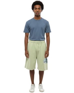 Undercover Mint Relaxed Shorts - Blue