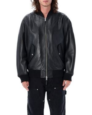 DIESEL Leather Jacket - Black