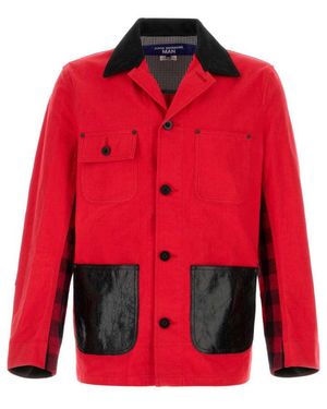 Junya Watanabe Notched Lapel Jacket - Red