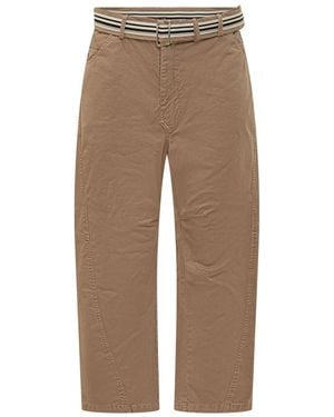 Mordecai Regular Flat Front Pants - Natural