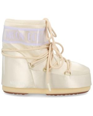 Moon Boot Logo Boots - Natural