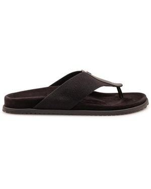 Dolce & Gabbana Textured Sandals - Black