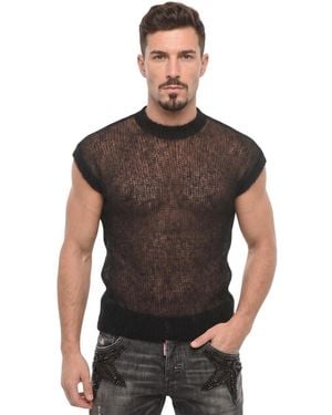 DSquared² Sleeveless Sweater - Black