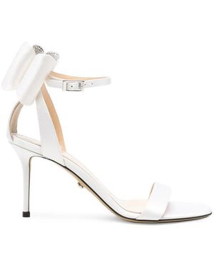 Mach & Mach Bow Heels - White