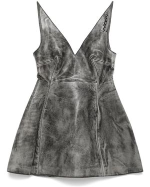 Marni Flared Mini Dress - Grey