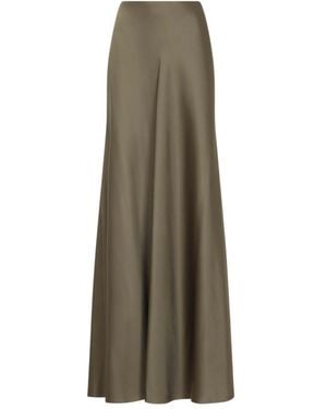 Ralph Lauren Solid Ankle Length Skirt - Green