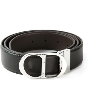 Dior Logo Buckle Belt - Black