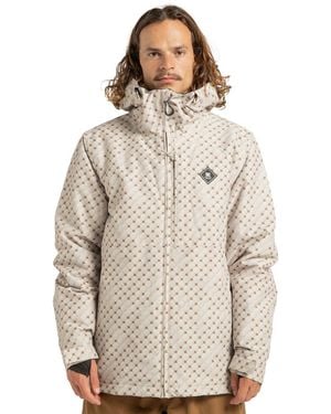 DC Shoes Basis Print Insulated Jacket - Natural