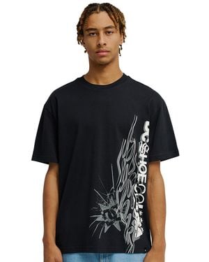 DC Shoes Dc Side Flame Tee - Black