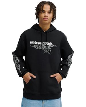DC Shoes Side Flame Hoodie - Black