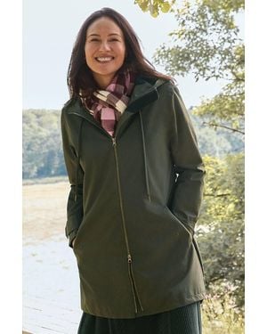 Lands' End Squall A-Line Rain Jacket - Green