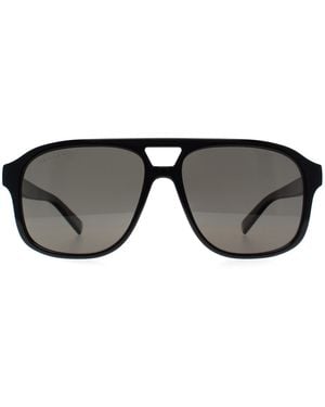 Gucci Aviator Shiny Polarized Gg1856S - Black