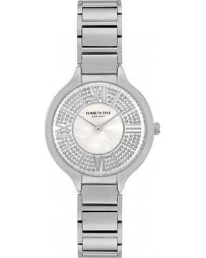Kenneth Cole Kc51054001 Classic 33Mm Quartz Watch - Metallic