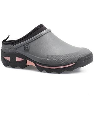 Rouchette Outdoor Garden Clog Shoes - Grey