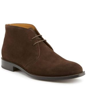 Jones Bootmaker Campbell Blake Stitched Desert Boots - Brown