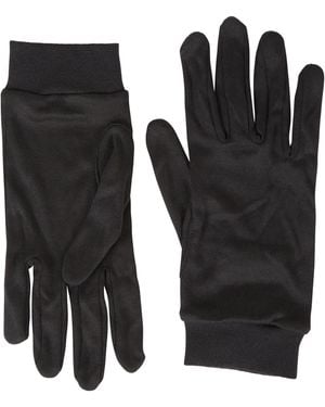 Mountain Warehouse Breathable Winter Warm Baselayer Travel Silk Gloves - Black