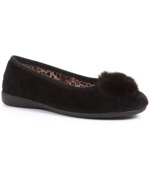 Pavers Ballerina Slippers - Black