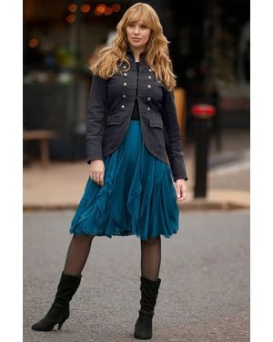 Joe Browns Ultimate Denim Military Jacket - Blue