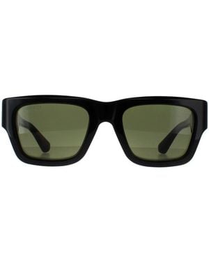 Gucci Square Dark With Havana Gg1668S - Green