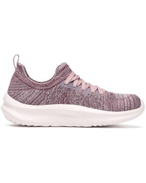 Clarks Solevana Lace Fig Trainers, Lace Up - Purple