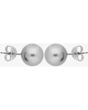 T.H.Baker 9Ct 8-8.5Mm Freshwater Pearl Stud Earrings Eoz110Rf-G - Metallic