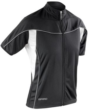 Spiro Bikewear Performance Full Zip Jersey - Black