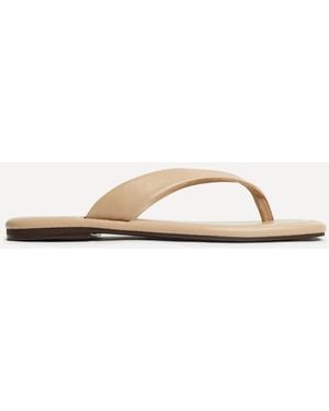 Linzi Element Toe Post Flat Sandals - Natural