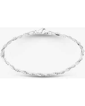 T.H.Baker Sterling 2.2Mm Twisted Chain Bracelet B4327 - Metallic