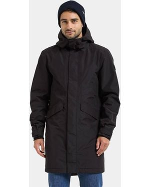Didriksons Kenny Waterproof Breathable Light Padded Parka - Black