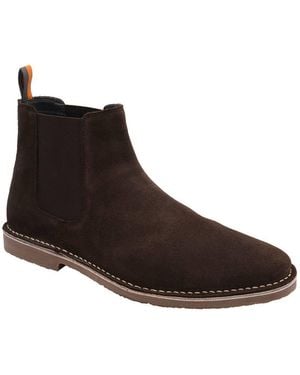 Frank Wright Suede 'Whipp' Chelsea Boots - Brown