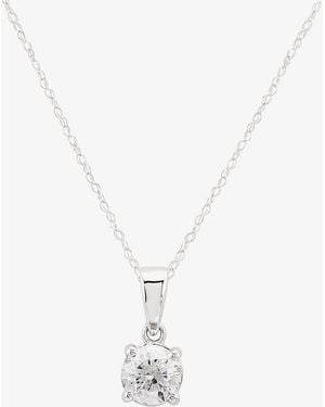 T.H.Baker 18Ct 0.75Ct Diamond Solitaire Pendant Th0134795 - Metallic